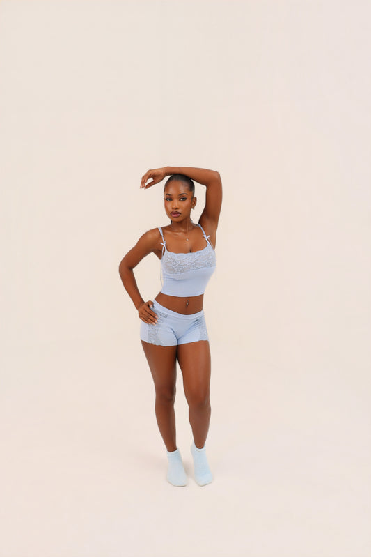 Frozen Bloom Singlet & Shorts Set