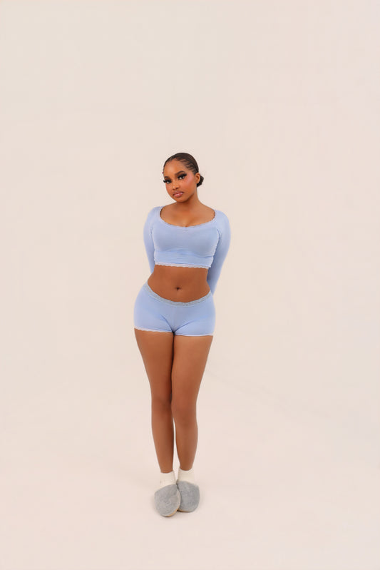 Frozen Bloom Long Sleeve & Short Set