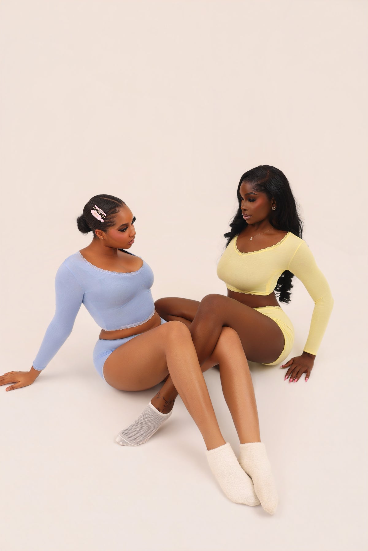 Butter Glow Long Sleeve & Short Set