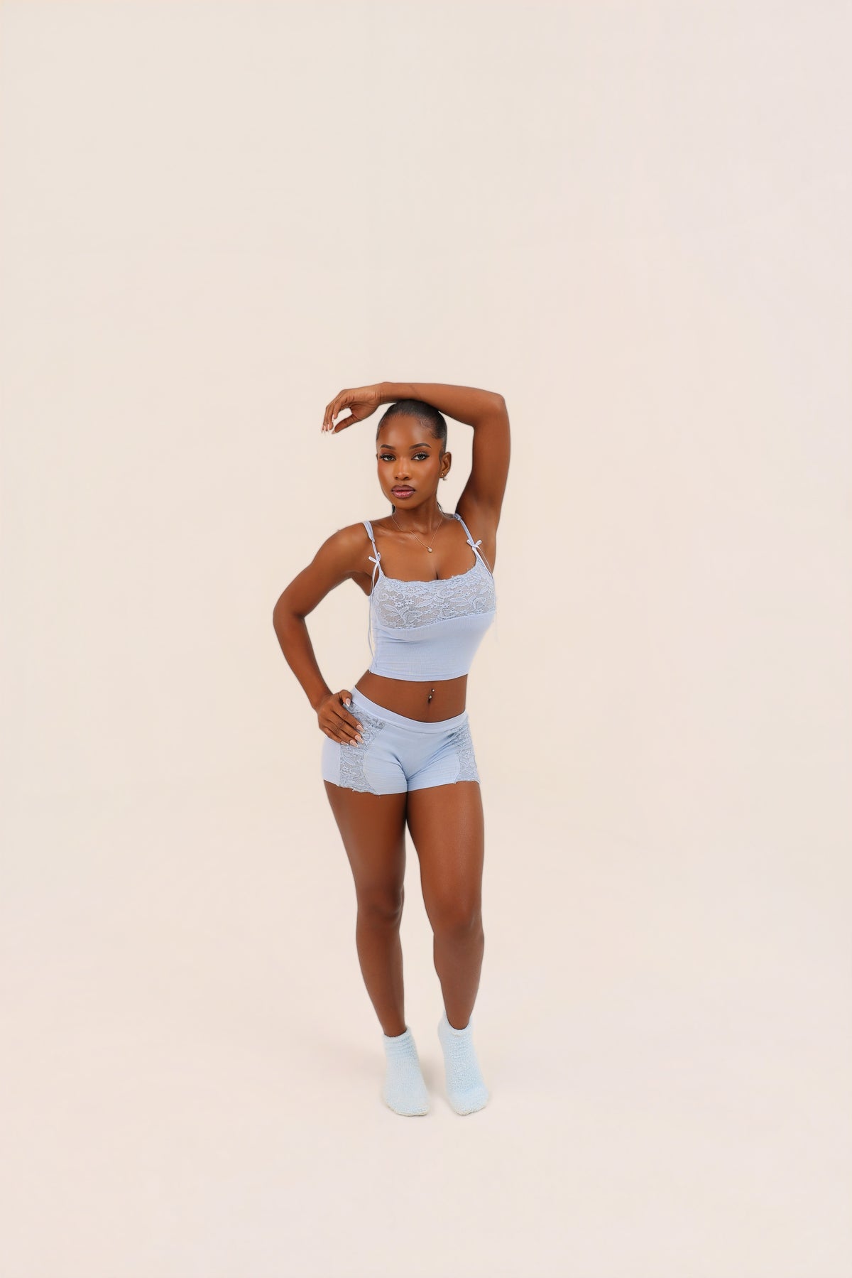 Frozen Bloom Singlet & Shorts Set