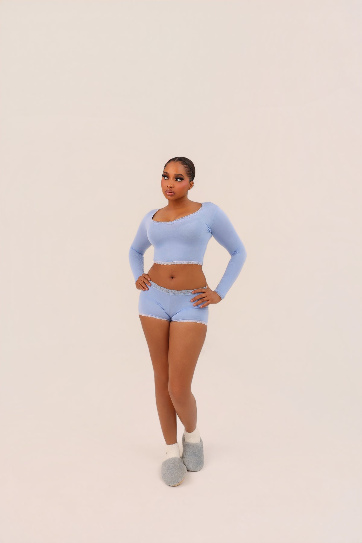 Frozen Bloom Long Sleeve & Short Set