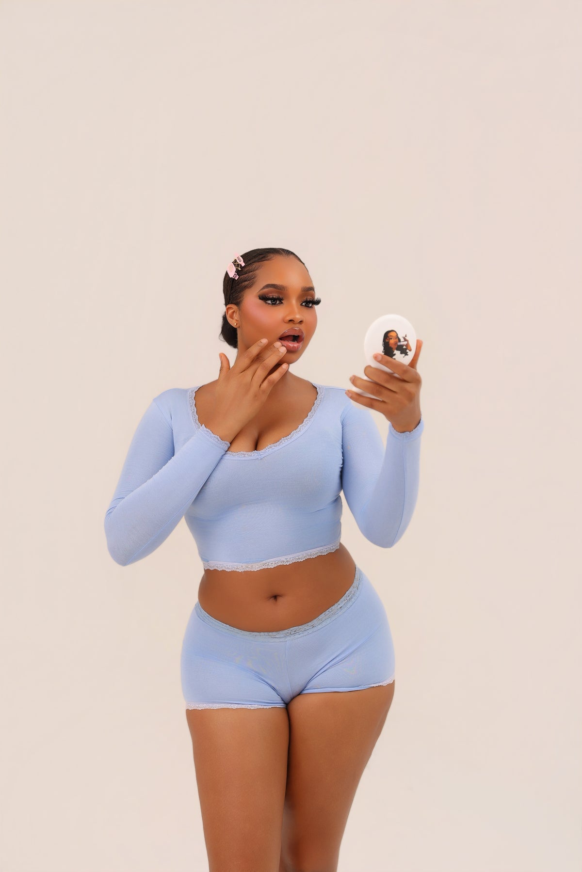 Frozen Bloom Long Sleeve & Short Set