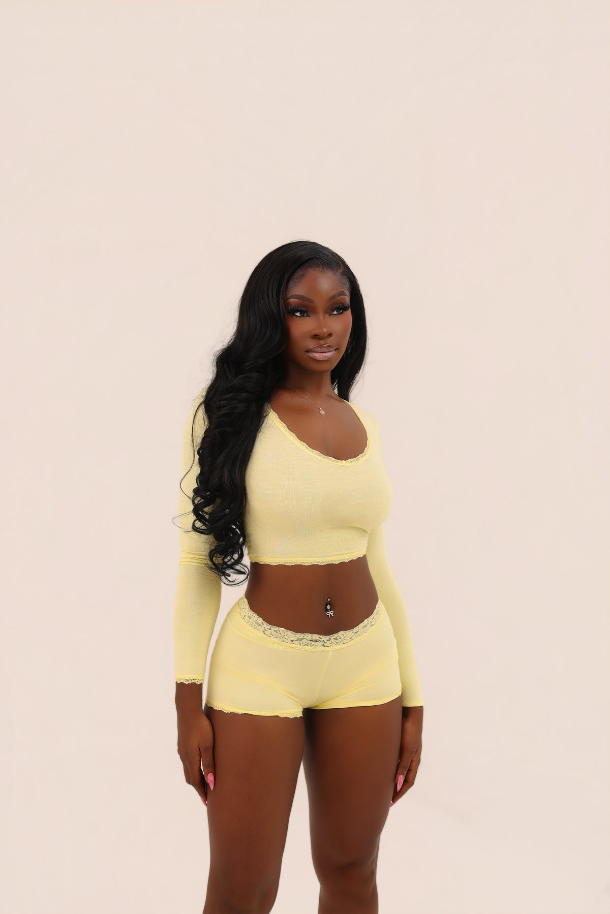 Butter Glow Long Sleeve & Short Set