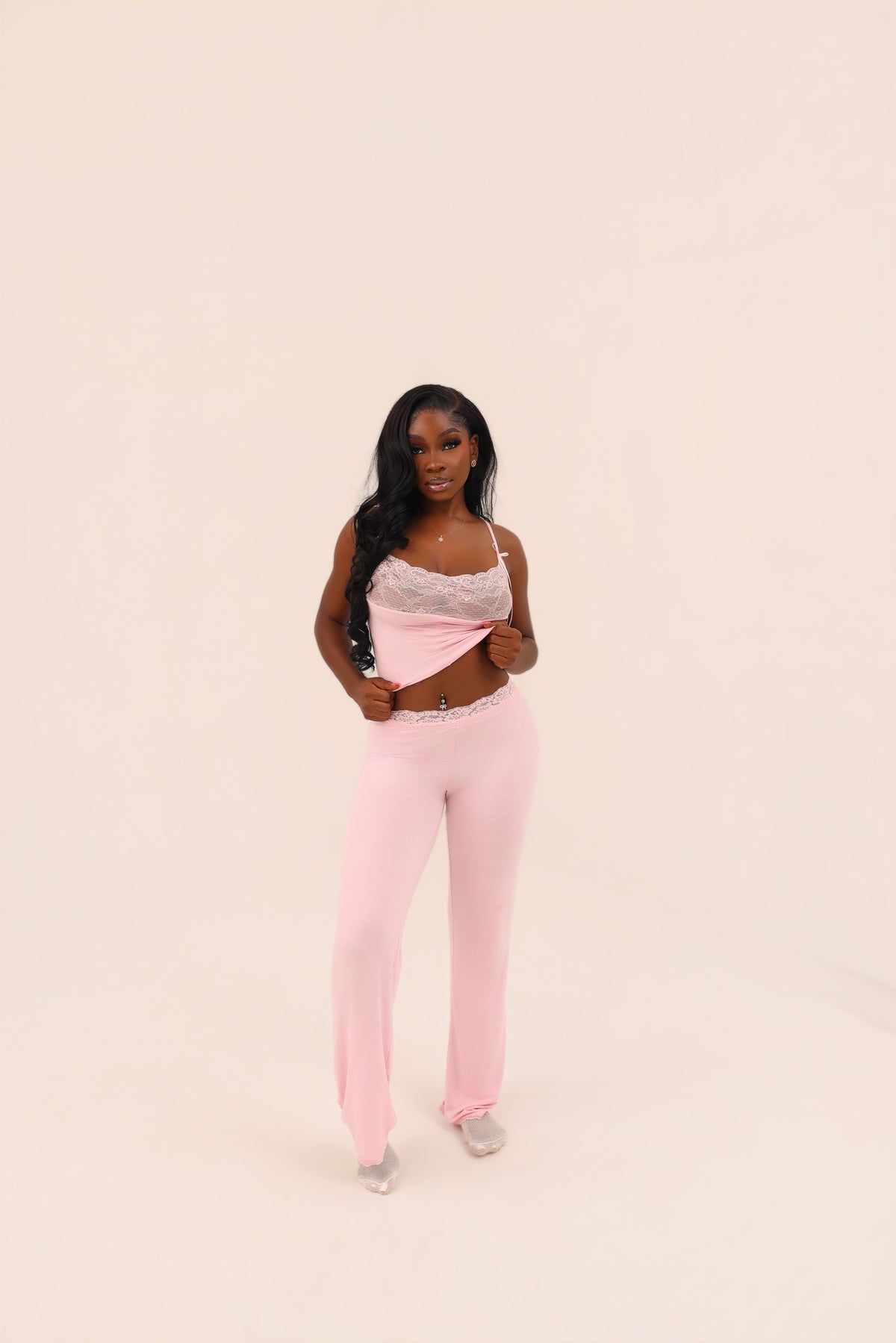 Pillow Talk Singlet & Trouser Set