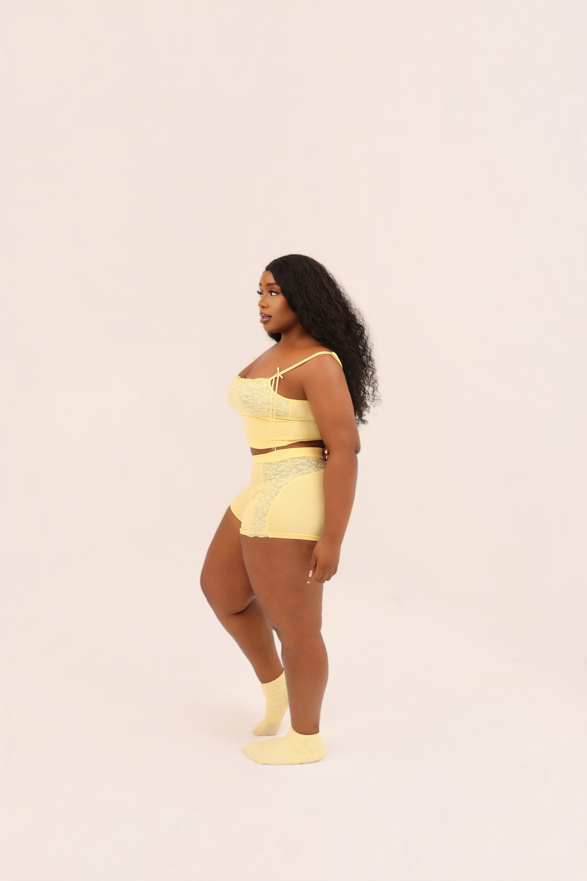 Butter Glow Singlet & Short Set
